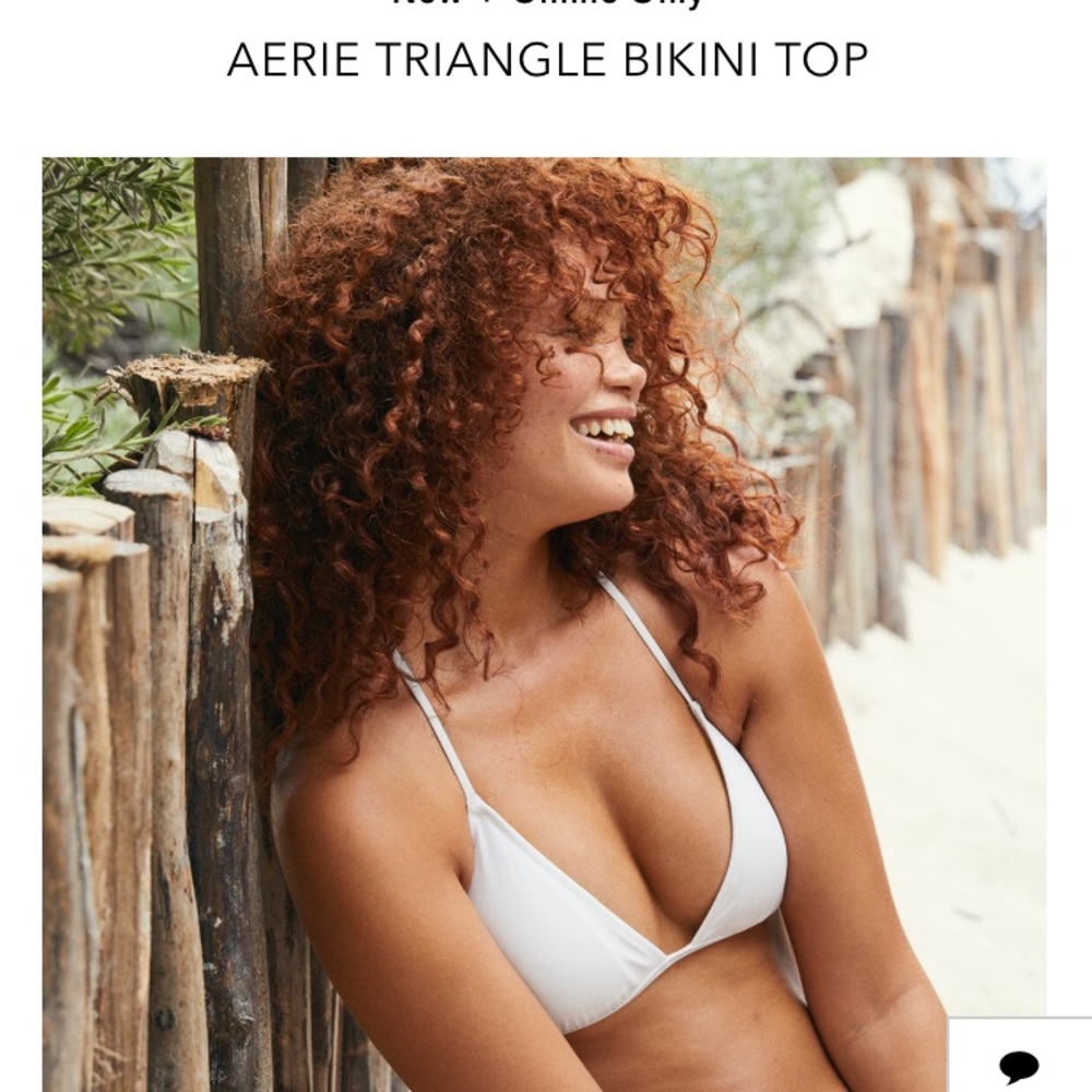 White bikini top